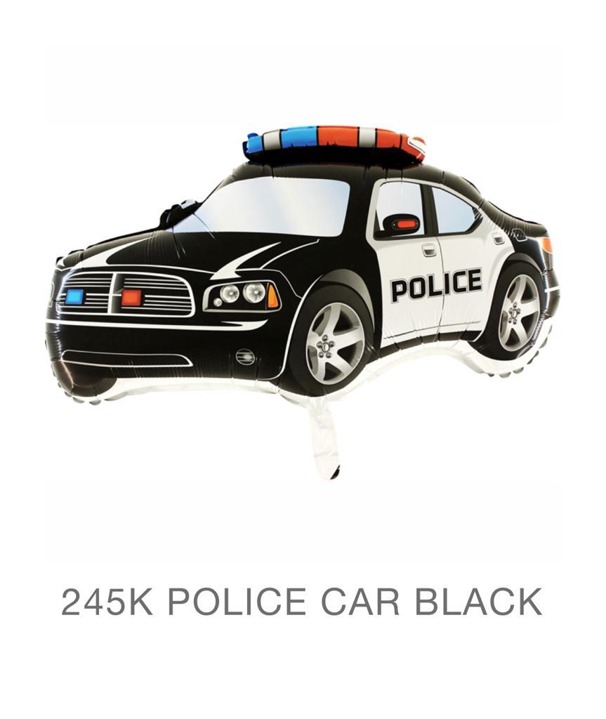 POLICE CAR BLACK