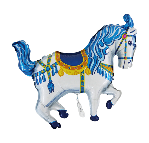 CIRCUS HORSE BLUE