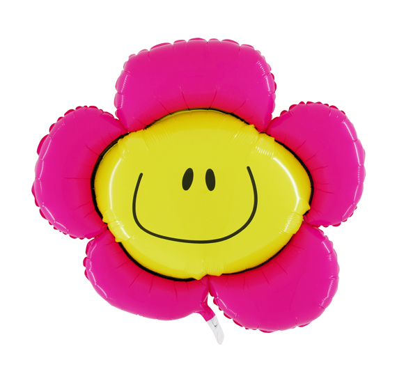 SMILEY FLOWER PINK